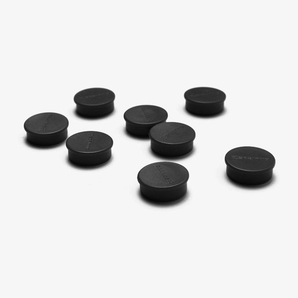 Magnete 20 mm schwarz VPE mit 8 Stück