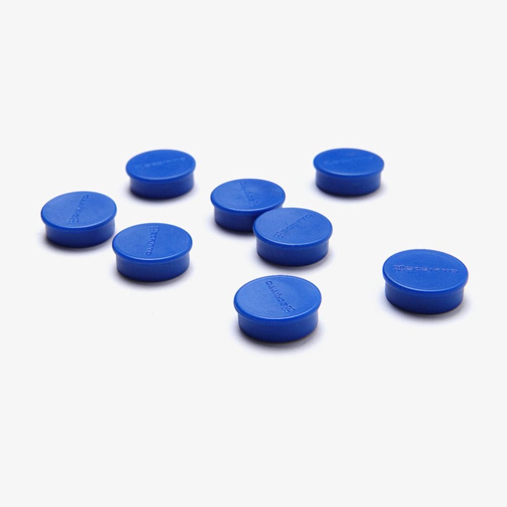 Magnete 20 mm blau VPE mit 8 Stück