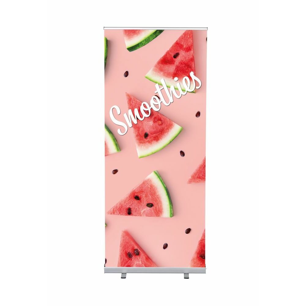 Roll-Banner Budget 85 Komplettset Motiv „Smoothies“