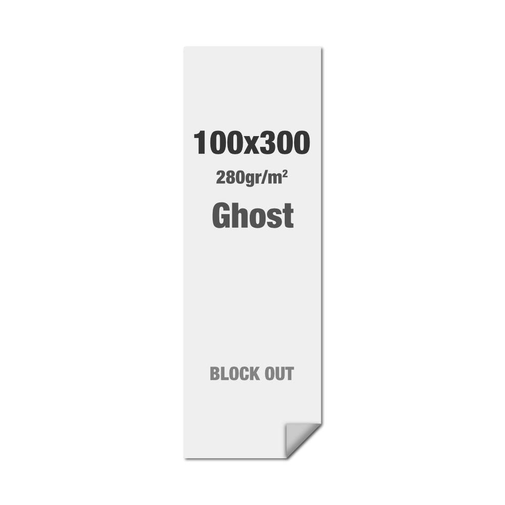 Brightbox Pro Flex Wand 100 x 300 cm Ghost Directo Blockout