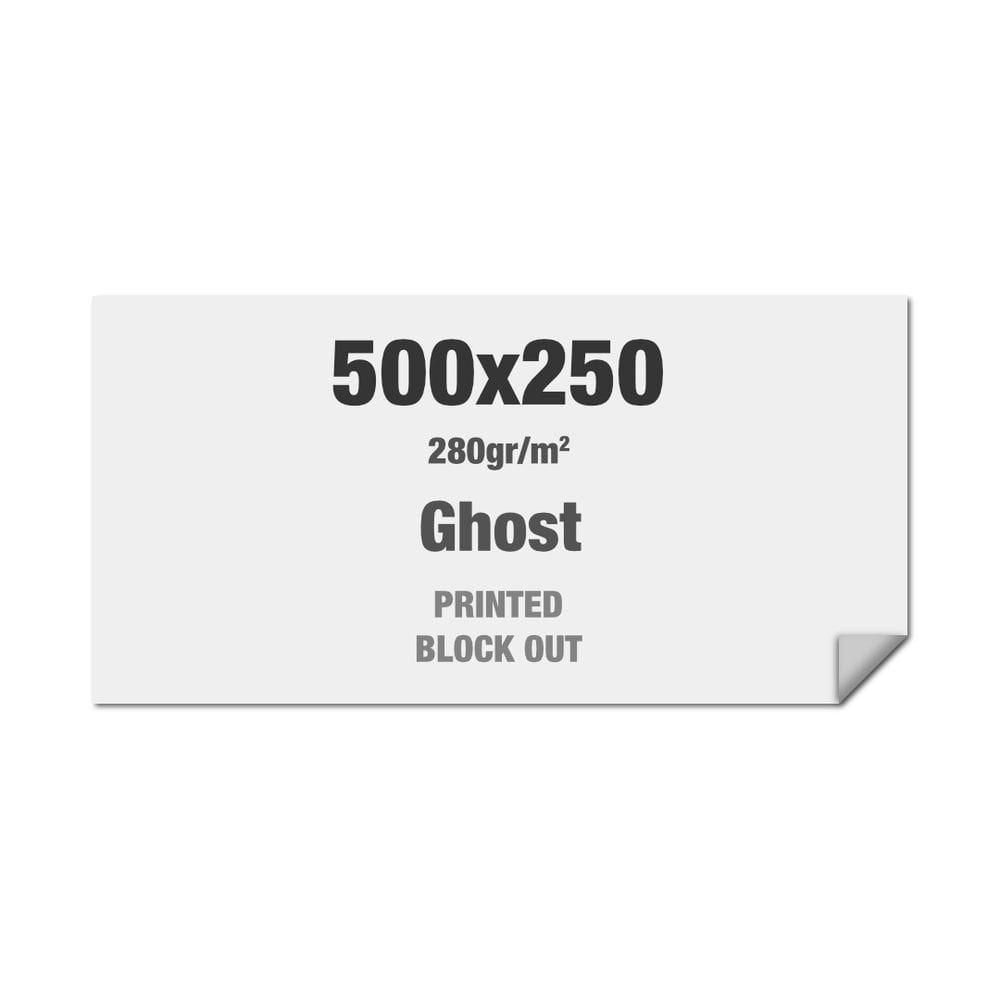 Brightbox Pro Flex Wand 500 x 250 cm Ghost Directo Blockout