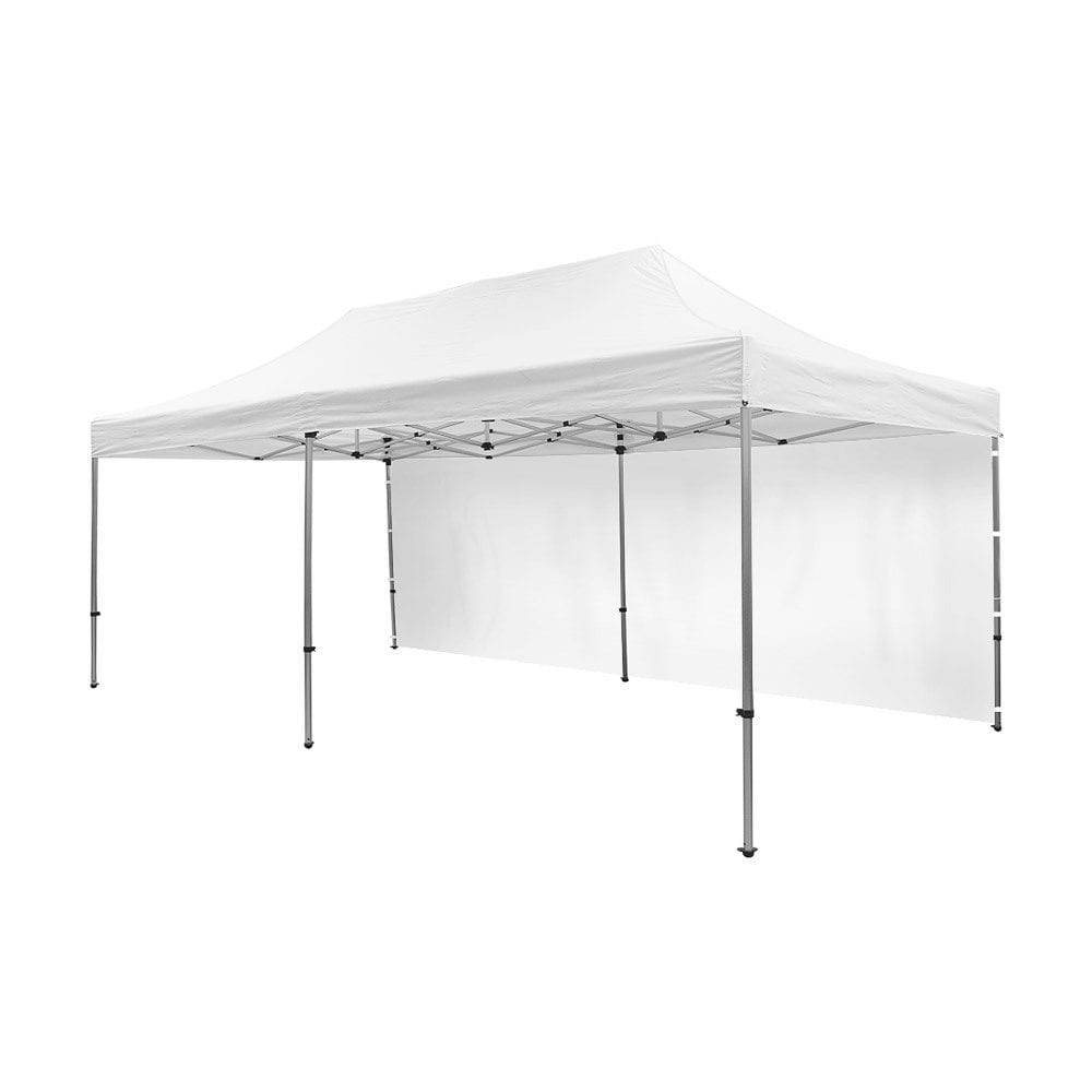 Zelt Alu Wand Doppelseitig Weiß 3 x 6 Meter