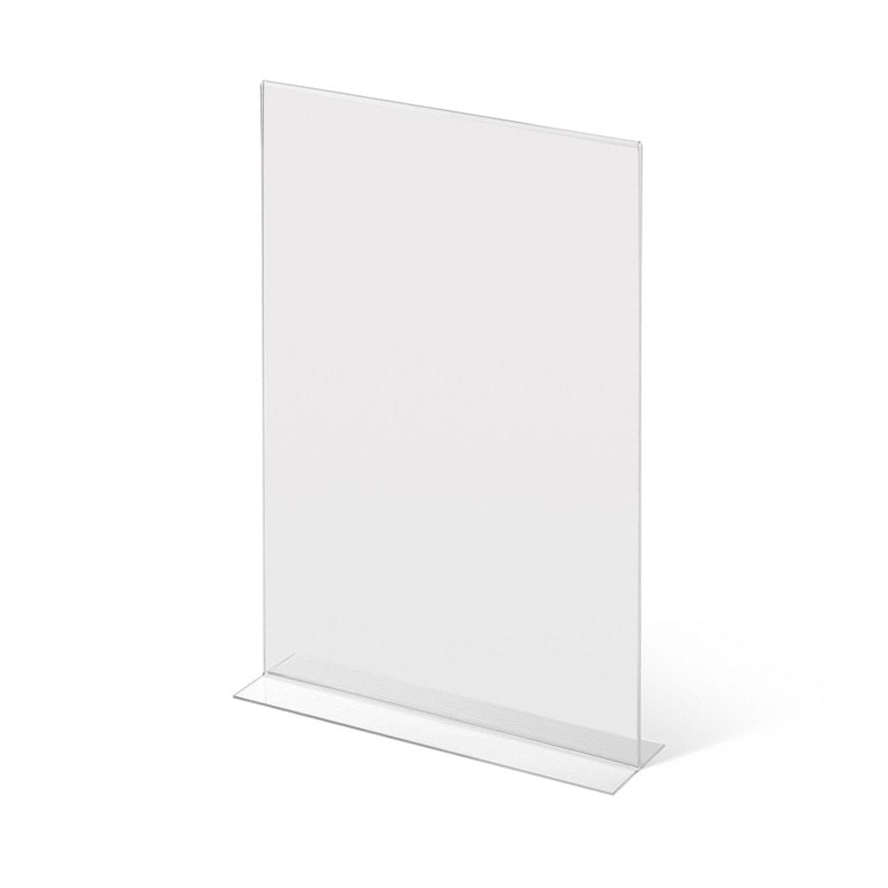 Acrylaufsteller in T-Form DIN A3 hoch