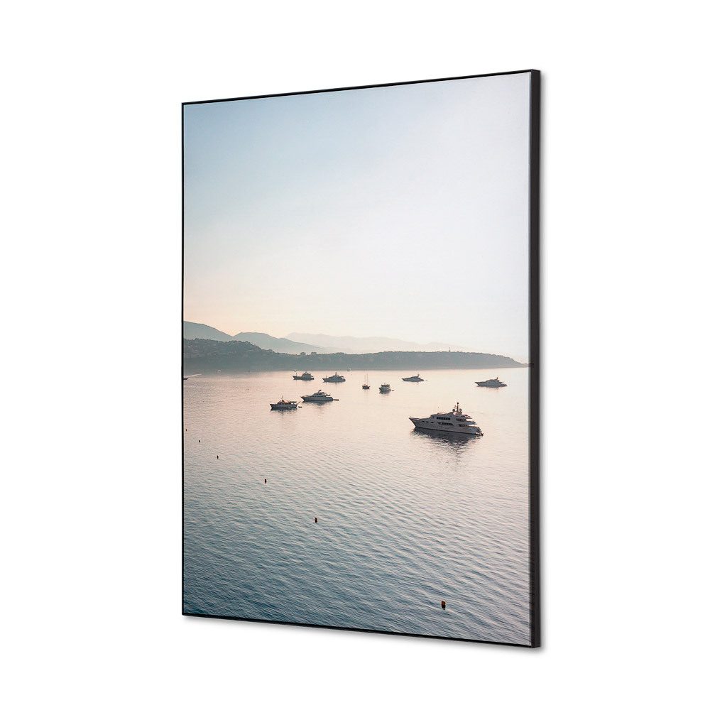 Spannstoff Wanddekoration SET A2 Motiv „Schiffe Meer“