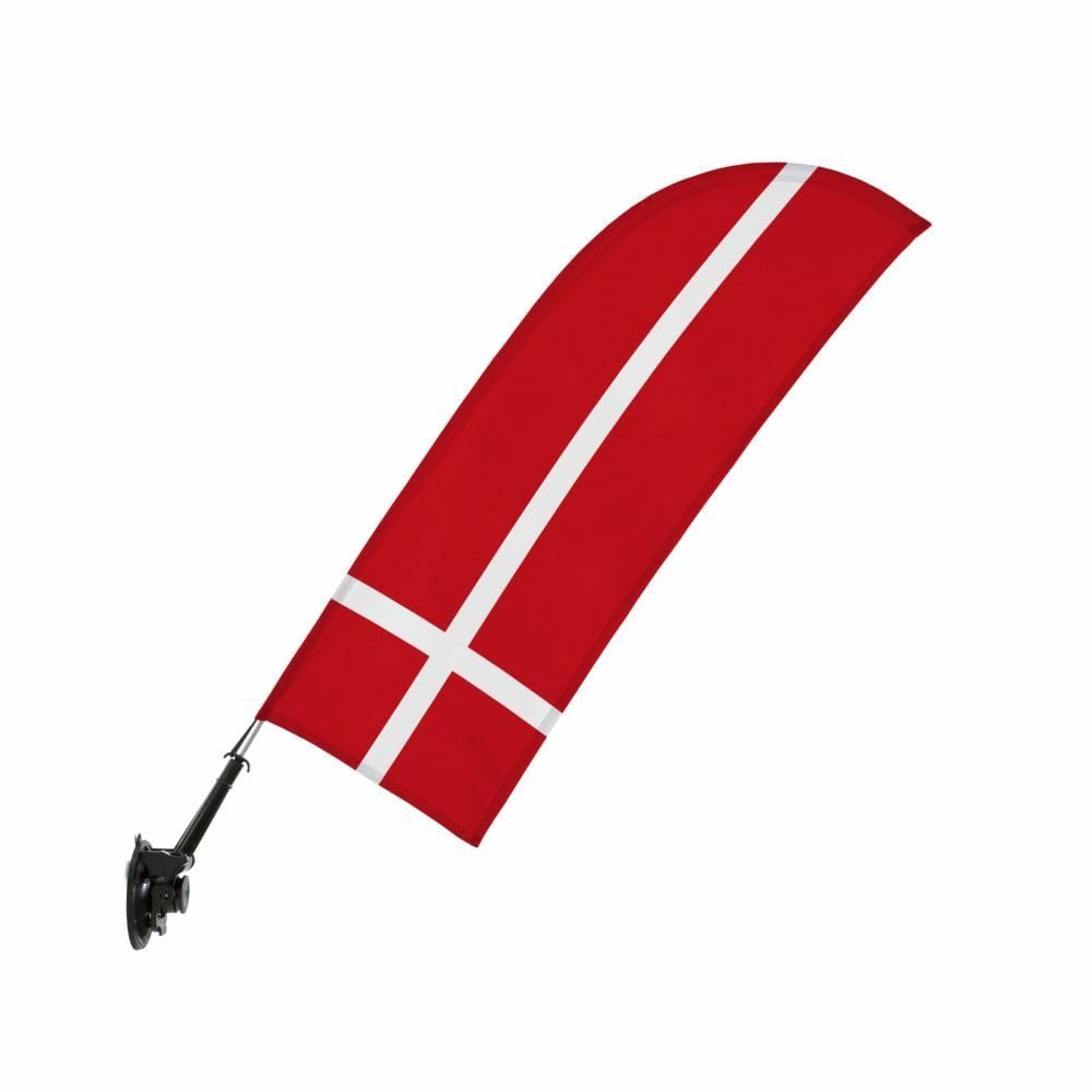 Fensterflagge Komplettset Motiv „Dänemark“