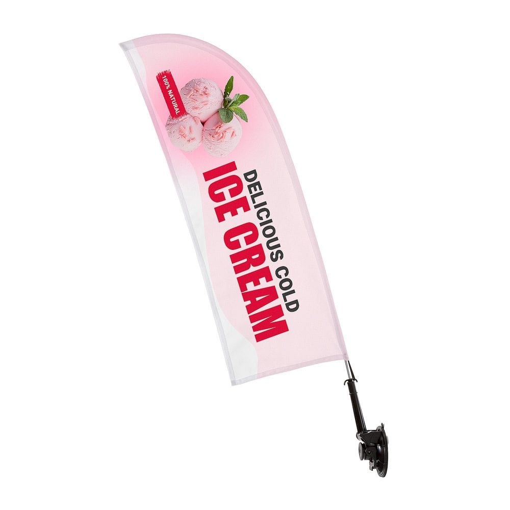 Fensterflagge Wind Druck Einseitig -ECO