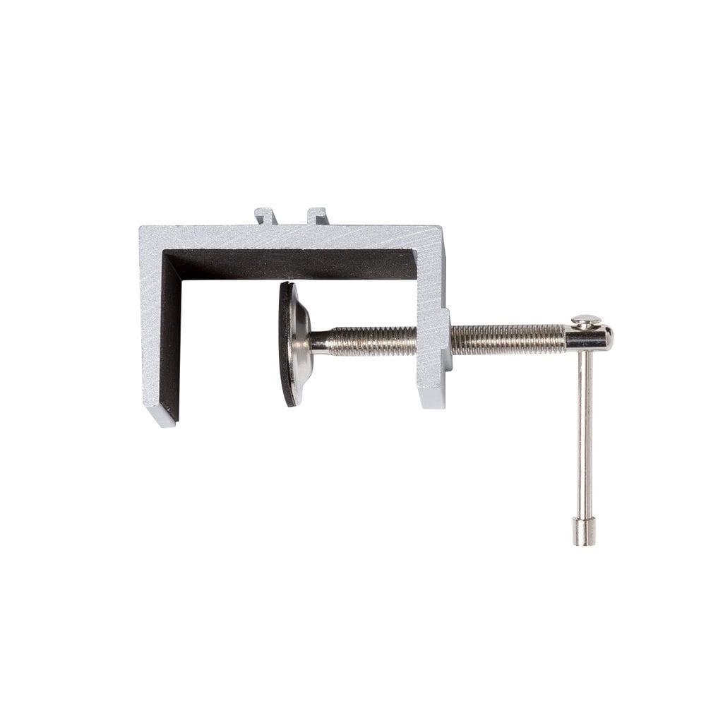 Wand Light Klemme für max.53 mm Wand silber