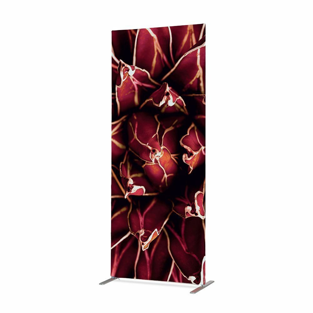 Textil Raumteiler Deko 85-200 Motiv „Kaktus“ Rot I821