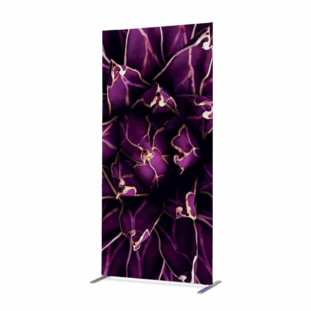 Textil Raumteiler Deko 100-200 Motiv „Kaktus“ Lila I822
