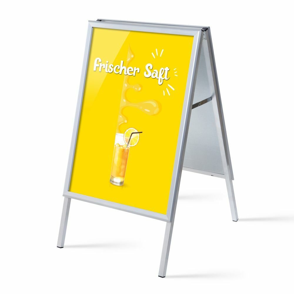 Kundenstopper A1 Komplettset Motiv „Frischer Saft“ Deutsch