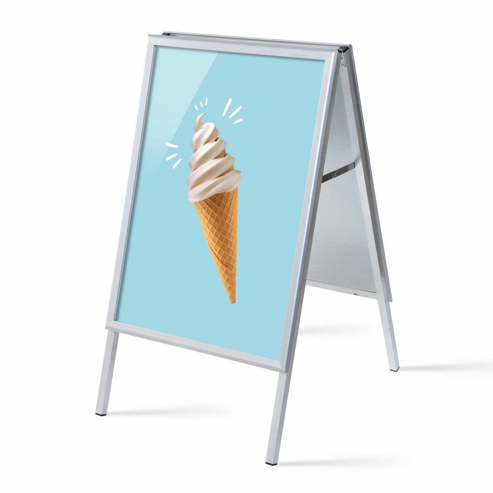 Kundenstopper A1 Komplettset Motiv „Eis“