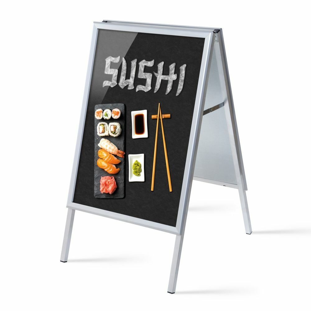 Kundenstopper A1 Komplettset Motiv „Sushi“