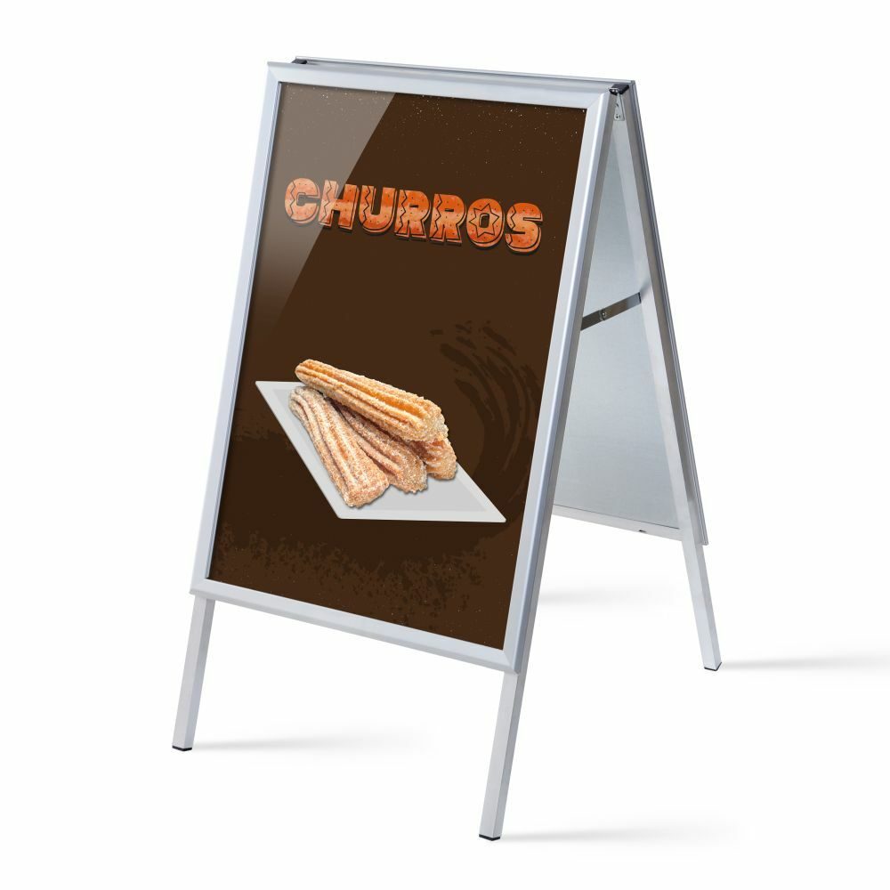 Kundenstopper A1 Komplettset Motiv „Churros“