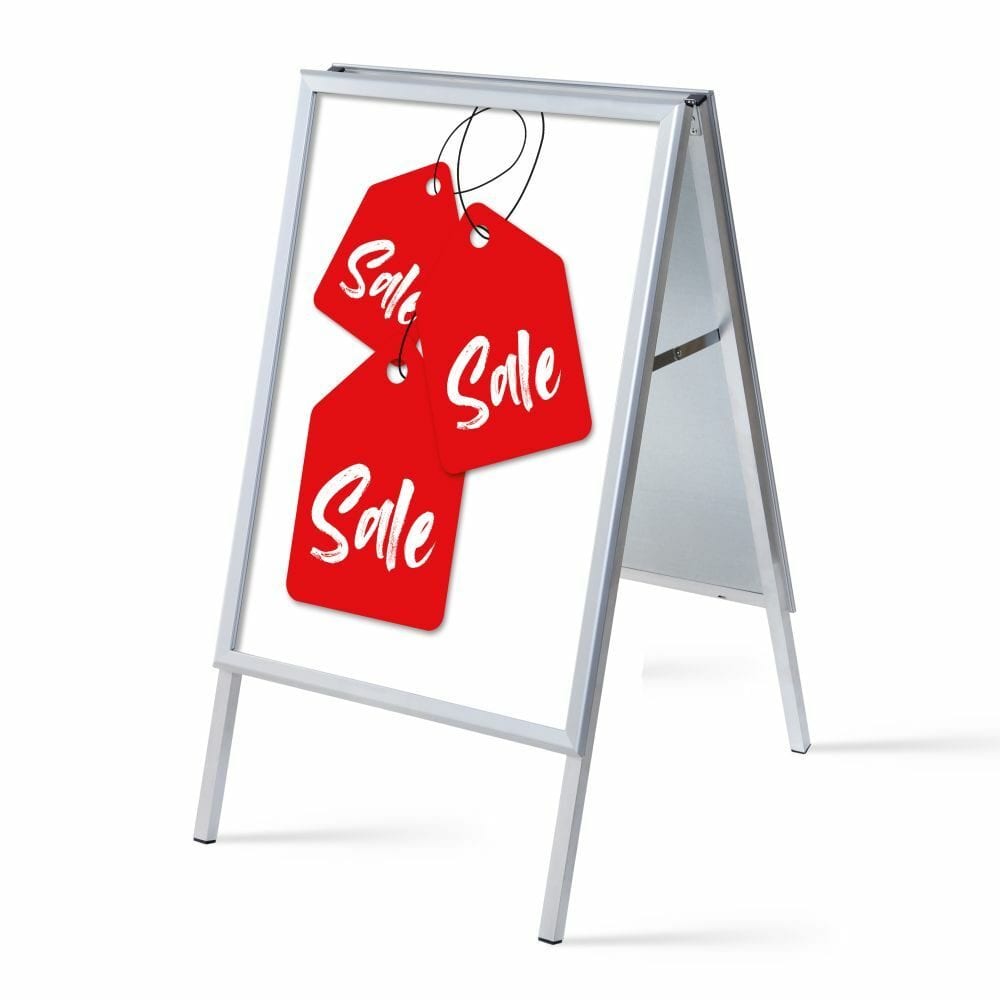 Kundenstopper A1 Komplettset Motiv „Sale“ Englisch
