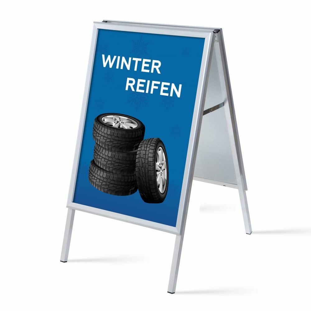 Kundenstopper A1 Komplettset Motiv „Winterreifen“ Deutsch