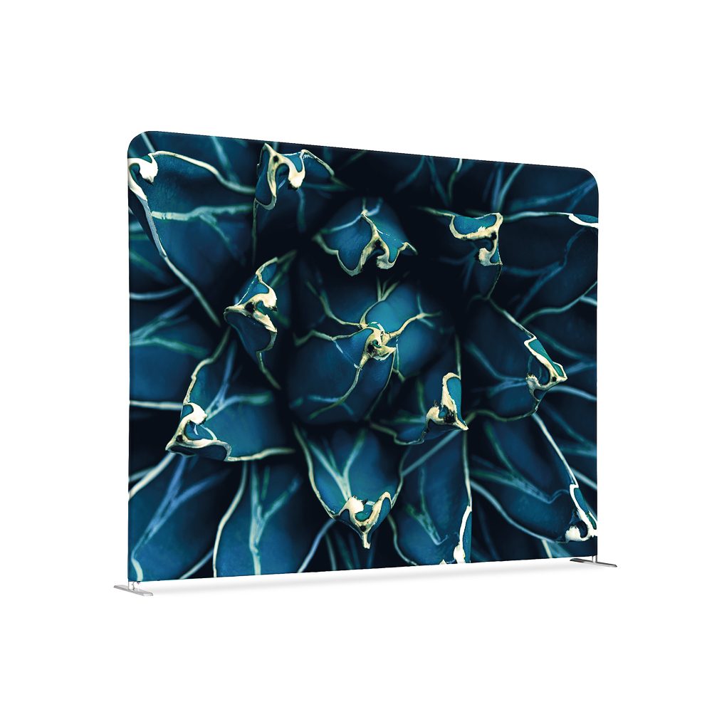 Textil Raumteiler 200-150 Motiv „Kaktus“ Blau I819