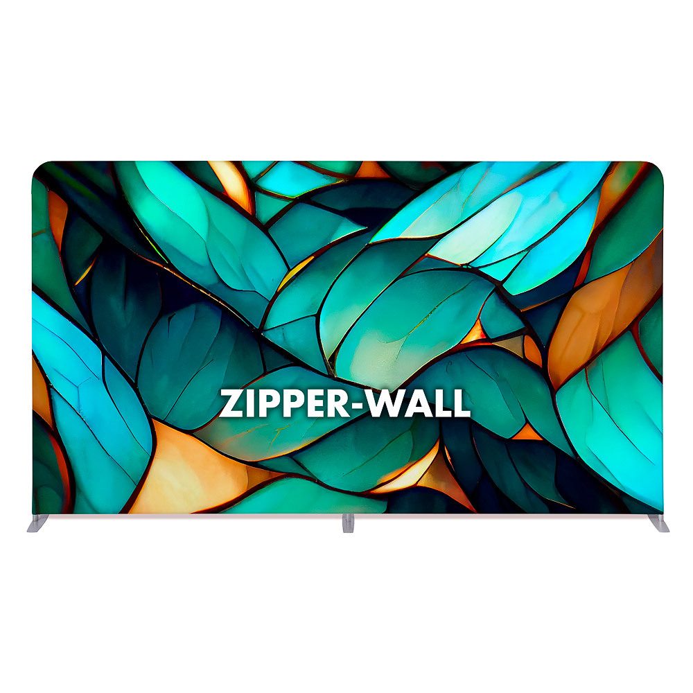 Zipper Wall Straight Basic 400 x 230 cm