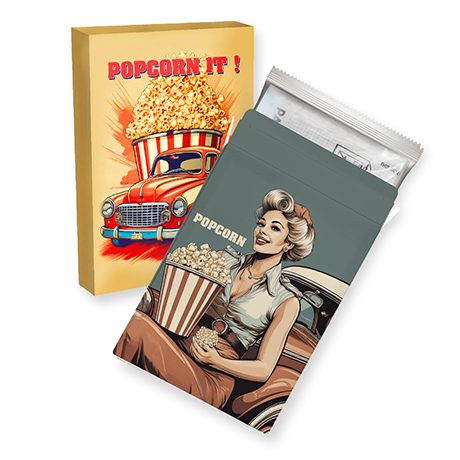 Mikrowellen Popcorn süß, ca. 100g, Faltschachtel