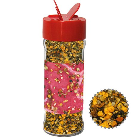 Gewürzmischung Steak Pfeffer, ca. 55g, Glas mit Streuaufsatz