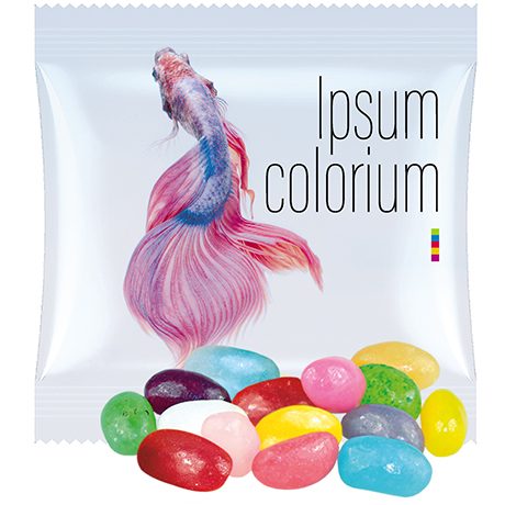 Jelly Beans sauer-Mix, ca. 10g, Mini-Tüte