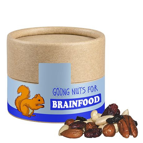 Premium Studentenfutter, ca. 40g, Kraftpapierdose Mini