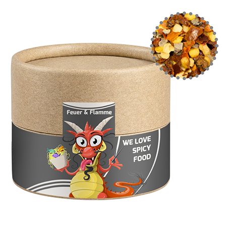 Gewürzmischung Feuer und Flamme, ca. 40g, Kraftpapierdose Mini
