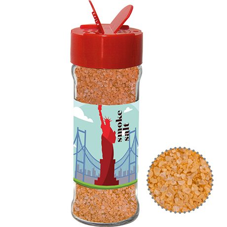 Gewürzmischung Rauch-Salz grob, ca. 90g, Glas mit Streuaufsatz