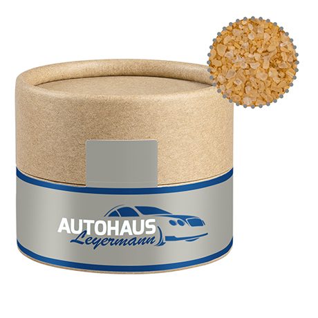 Gewürzmischung Rauch-Salz grob, ca. 75g, Kraftpapierdose Mini