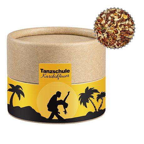 Gewürzmischung HOT Karibik Mix, ca. 28g, Kraftpapierdose Mini