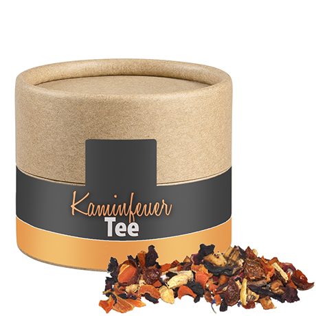 Kaminfeuer Tee, ca. 20g, Kraftpapierdose Mini