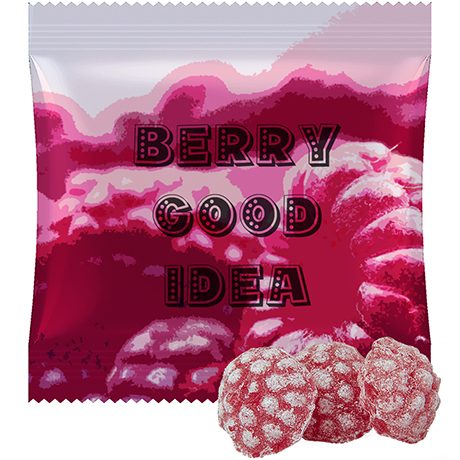 Himbeer Bonbons, ca. 17g, Midi-Tüte