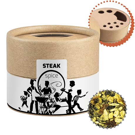 Gewürzmischung Steakgewürz, ca. 40g, Kraftpapierstreuer Mini