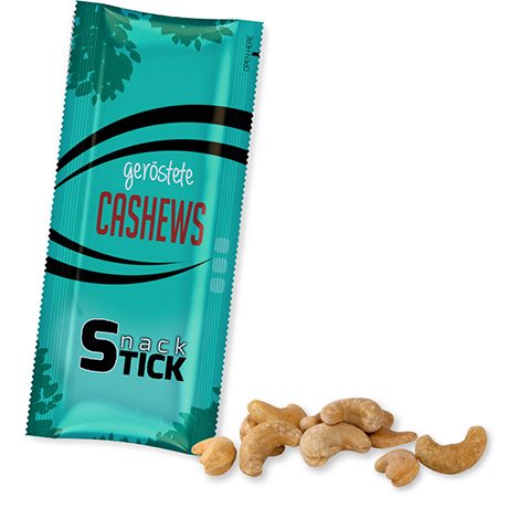 Cashewkerne geröstet gesalzen, ca. 30g, Snack Stick
