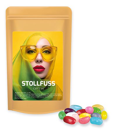 Jelly Beans sauer-Mix, ca. 100g, Standbeutel Midi
