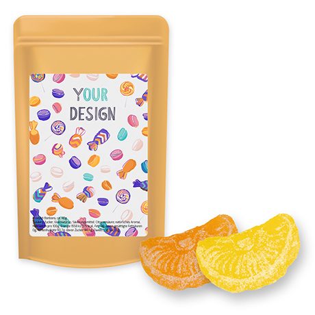 Zitrone und Orangen Bonbons, ca. 80g, Standbeutel Midi