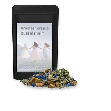 Kräutertee Harmonie, ca. 15g, Standbeutel Mini schwarz