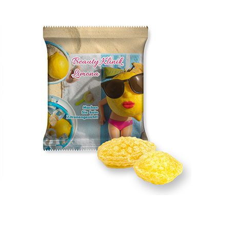 Zitronenbonbons mit Vitamin D, ca. 17g, Midi-Tüte