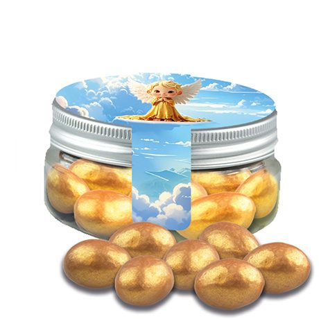 Goldene Salted Caramel Mandeln, ca. 63g, Sweet Dose Mini