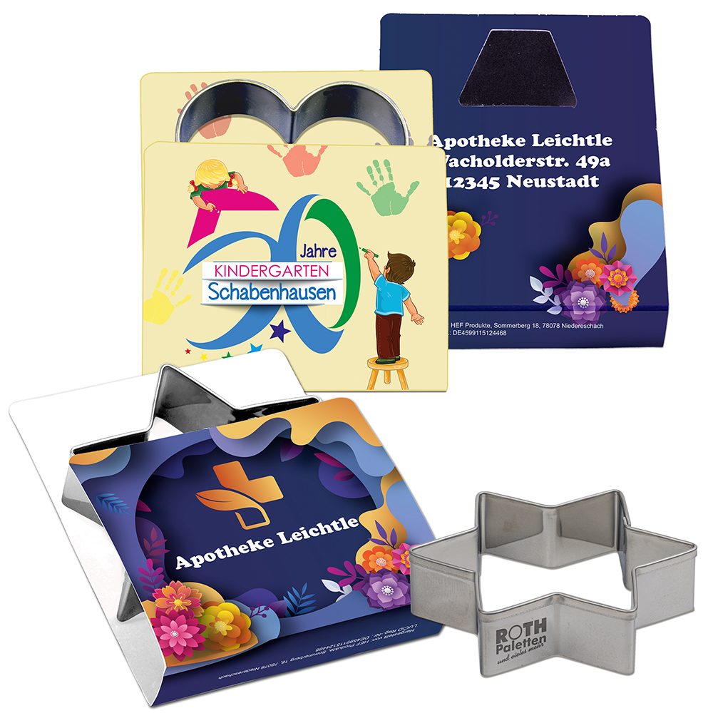 Backförmchen Single-Pack - Weihnachten, Ostern & Haustiere, Glocke 4/4-c, Lasergravur