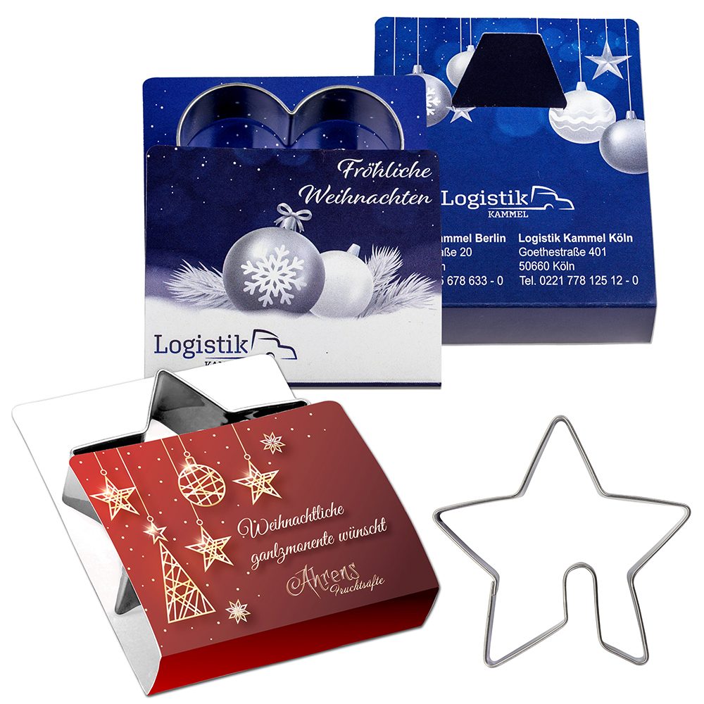 Backförmchen Single-Pack - Weihnachten, Ostern & Haustiere, Tasse Stern 4/0-c