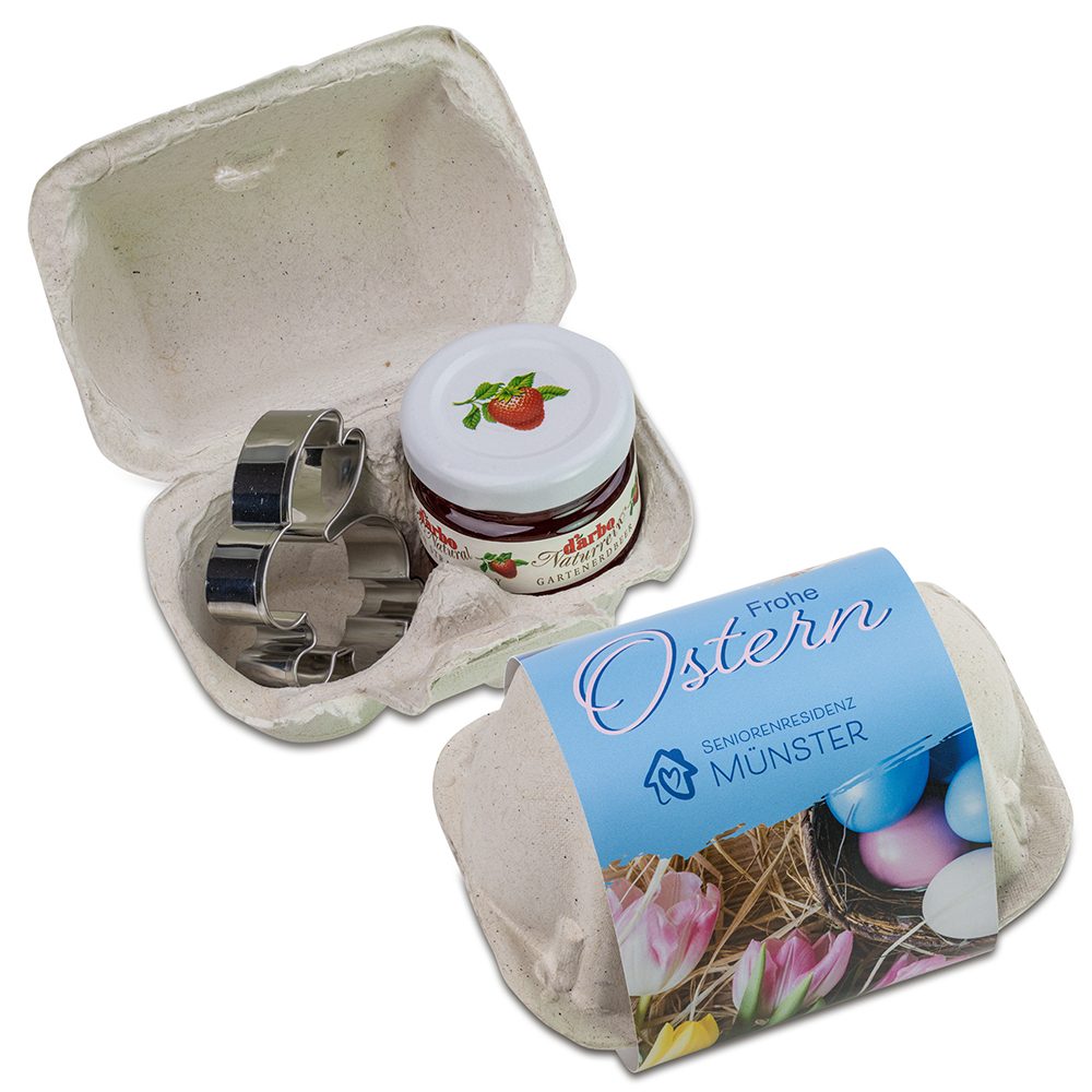 Das Gelbe vom Ei - Duo, mit Backförmchen und Marmelade