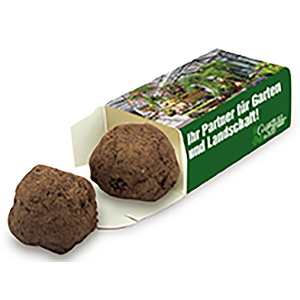 Flower-Balls in der Box mit Samen, 2er Box