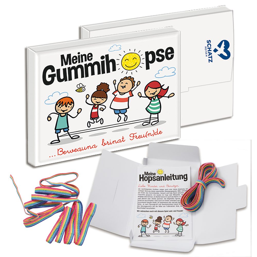 Gummitwist, Standard mit 1-c Logoeindruck