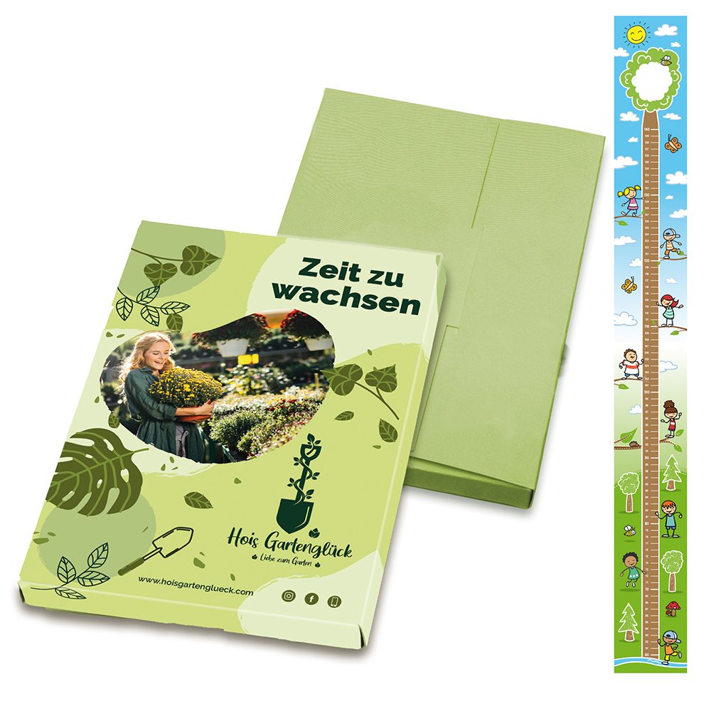 Kindermesslatte, individuell - Digitaldruck 4/0-c (ab 500 Stk.)