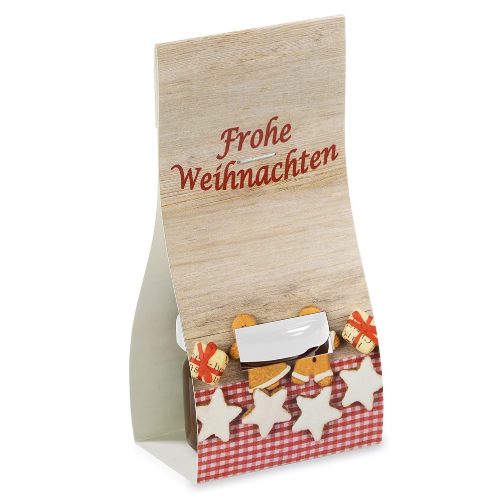 Konfitüre in Überreichverpackung, mit Digitaldruck