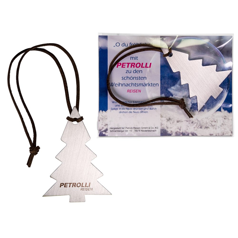 Nussknacker, Tannenbaum mit Lasergravur