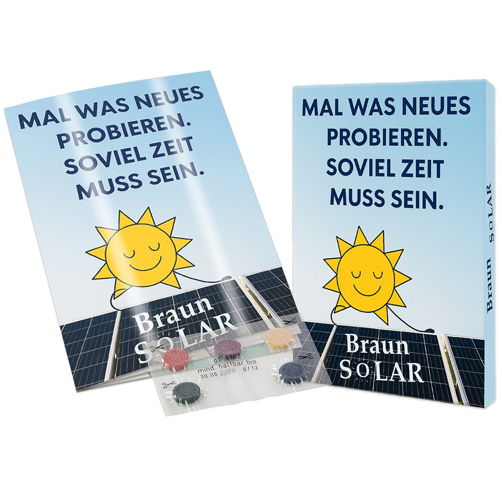 Rezeptbuch-Set "Ostern", Eierfarben-Set - individuell - Digitaldruck 4/0-c (ab 500 Stk.)