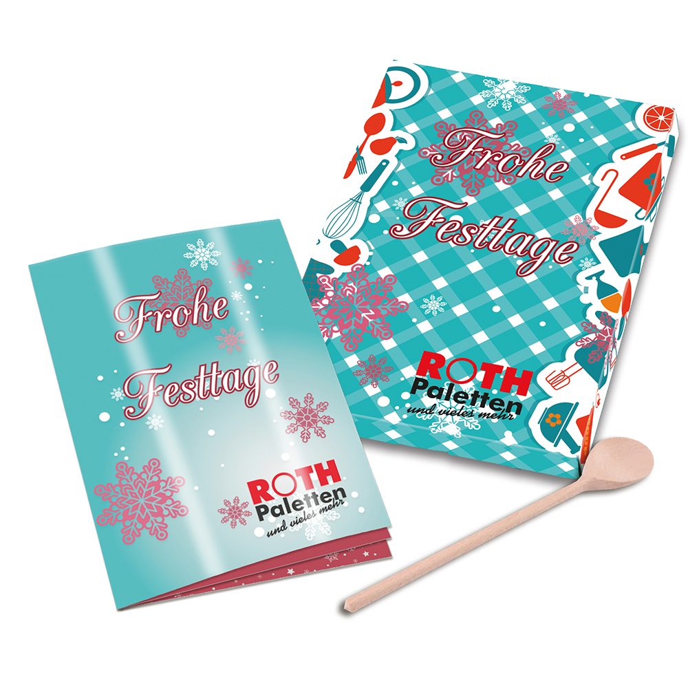 Rezeptbuch-Set "Weihnachten", Set - individuell - Digitaldruck 4/0-c (ab 500 Stk.)