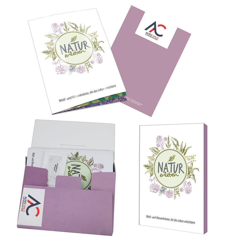 Themen-Set „Natur erleben“, Set - mit 2-c Logoeindruck