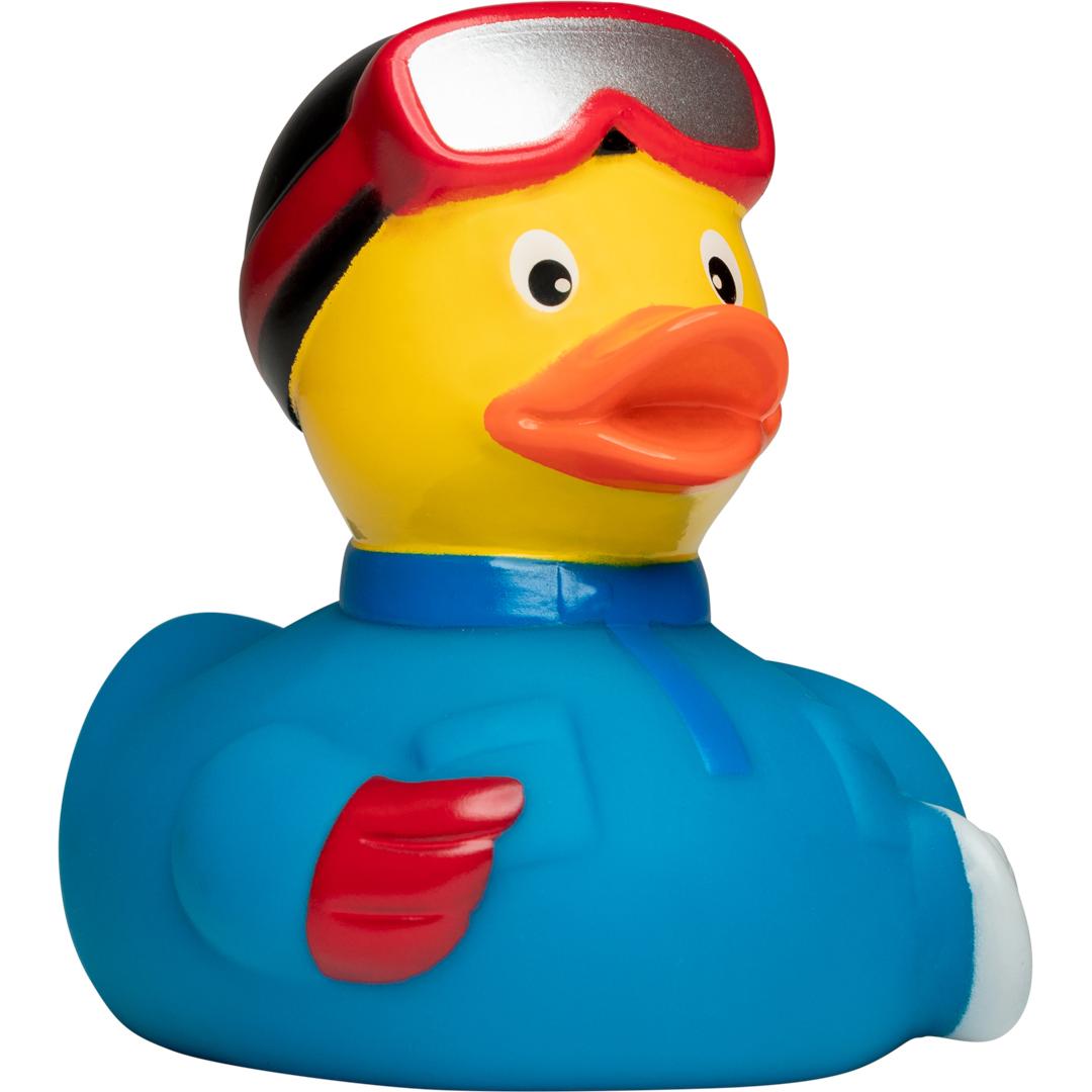 Quietsche-Ente Snowboarder